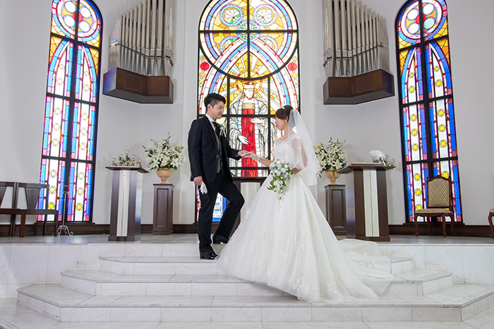 三森様ご夫妻挙式の様子1