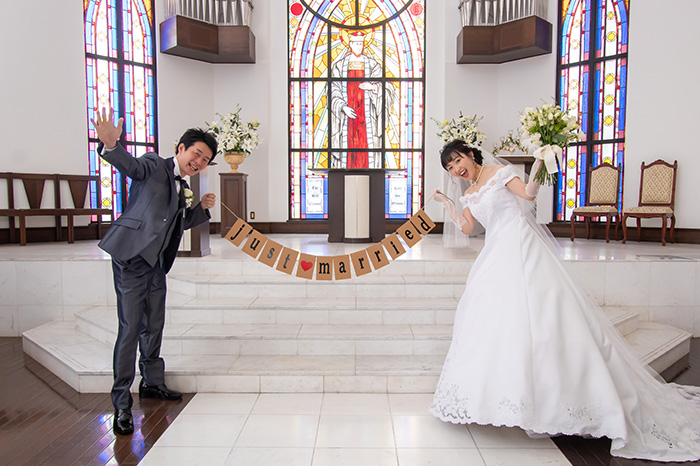 並木様ご夫妻挙式の様子1