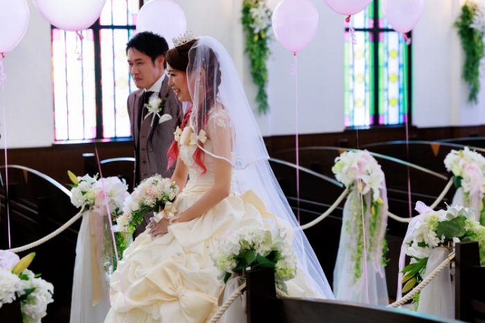 長田様ご夫妻挙式の様子1